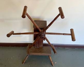Antique Thread Gathering Wheel 