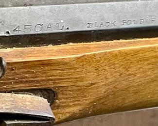 MODERN REPRODUCTION KENTUCKY-STYLE FLINT LOCK LONG RIFLE, .45 BLACK POWDER ONLY, ULTRA-HI CORP. by MIROKU in JAPAN