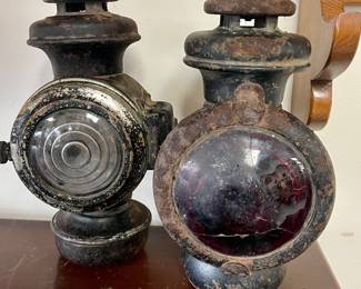 ANTIQUE FORD MODEL T KEROSENE LAMPS