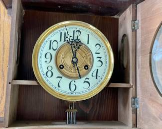 Antique Wall Clock AS-IS
