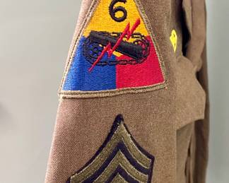 Vintage World War II U.S. Army M-1944 Wool Field Jacket, Widely Known as the "Ike" or Eisenhower Jacket 