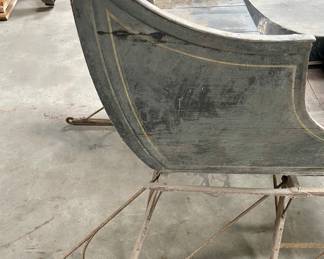 ANTIQUE HORSE-DRAWN CUTTER SLEIGH (PORTLAND CUTTER)