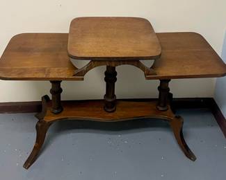Antique Multi-Tier Console Table 