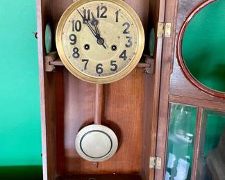 ANTIQUE D.R.P. WALL CLOCK