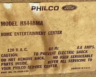 VINTAGE PHILCO/FORD STEREO/PHONO/8-TRACK