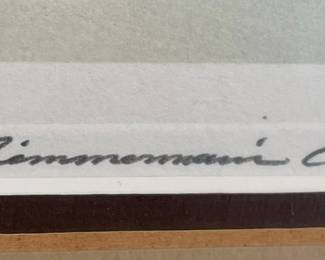 BOB TIMBERLAKE'S "MR. ZIMMERMAN'S CORN" FRAME, SIGNED & NUMBERED PRINT  (396/1000)