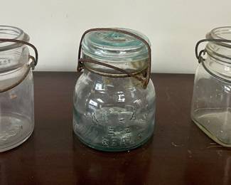 VINTAGE/ANTIQUE CANNING JARS
