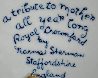 NORMA SHERMAN COLLECTOR PLATE