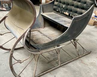ANTIQUE HORSE-DRAWN CUTTER SLEIGH (PORTLAND CUTTER)