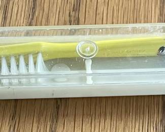 Vintage Mickey Mouse Club Toothbrush w/Case