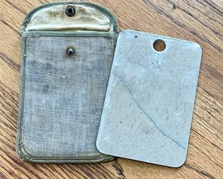 WWI / WWII-era   "MILITALIC" Pocket Mirror 