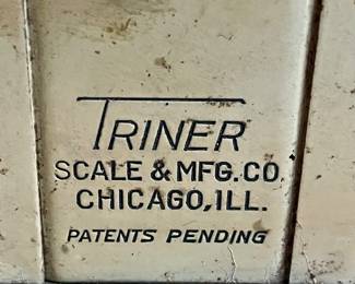VINTAGE TRINER MODEL 89-K COUNTER-TOP BALANCE SCALE