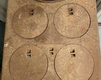 ANTIQUE "HICKORY" WOOD STOVE No. 7-14J