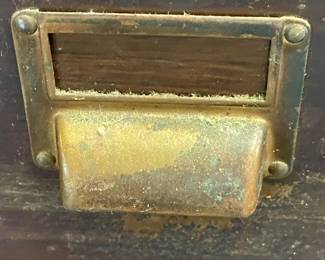 VINTAGE 2-DRAWER CARD FILE