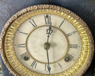 ANTIQUE WATERBURY MANTLE CLOCK
