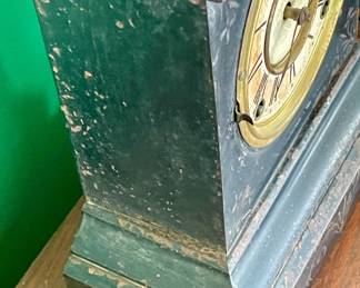 ANTIQUE ANSONIA CLOCK CO. IRON MANTLE CLOCK