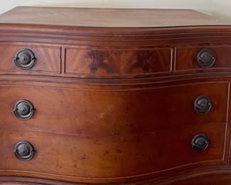 Antique 6-Drawer Step-Back Chest