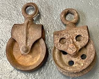 ANTIQUE PULLEYS