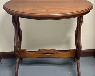 Antique Oval Side Table 