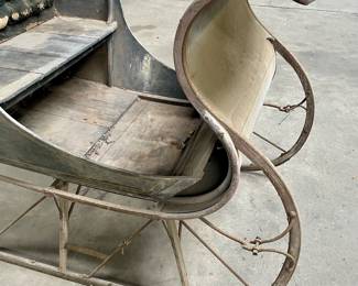 ANTIQUE HORSE-DRAWN CUTTER SLEIGH (PORTLAND CUTTER)