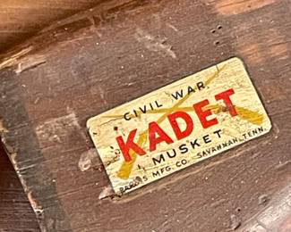 VINTAGE 1960s CIVIL WAR CENTENNIAL KADET TOY MUSKET