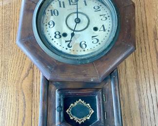 Vintage Wall Clock AS-IS