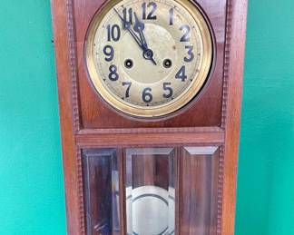 ANTIQUE D.R.P. WALL CLOCK
