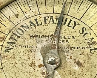 ANTIQUE 1912-1913 NATIONAL FAMILY SCALE by AMERICAN CUTLERY CO. 