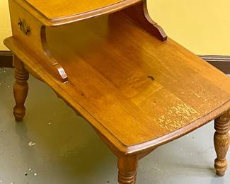 VINTAGE STEP-BACK SIDE TABLE
