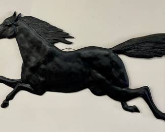 LARGE CAST ALUMINUME STALLION FIGURE