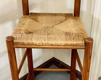 RATTAN SEAT BAR STOOL