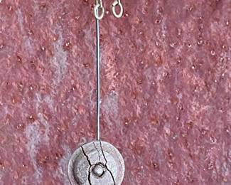 ANTIQUE MINIATURE GERMAN PENDULUM CLOCK