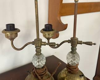 PAIR VINTAGE ARM LAMPS