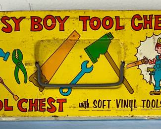 VINTAGE 1960s BUSY BOY TOOL CHEST