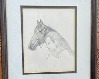 FRAMED ORIGINAL ART BY SHELBY (1992)
