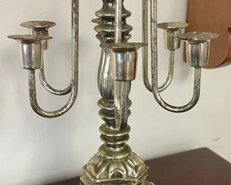 VINTAGE RUBEL 6-ARM CANDELABRA