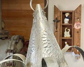 PUNCH TIN CHANDELIER "AS-IS"