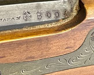 MODERN REPRODUCTION KENTUCKY-STYLE FLINT LOCK LONG RIFLE, .45 BLACK POWDER ONLY, ULTRA-HI CORP. by MIROKU in JAPAN