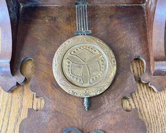 Antique Wall Clock AS-IS