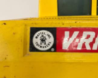 VINTAGE 1963 MATTEL V-ROOM MOTORIZED DUMP TRUCK