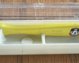 Vintage Mickey Mouse Club Toothbrush w/Case