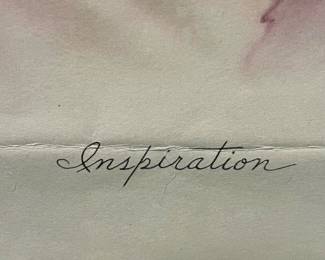 1942  JESUS ”Inspiration” Print