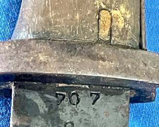 1942 GERMAN S84/98 III BAYONET - WEYERSBERG KIRSHBAUM & CO. (WKC)