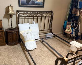 Iron Sleigh bed from Ashley