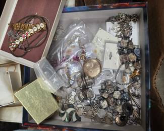 Gold, silver, and costume jewelry