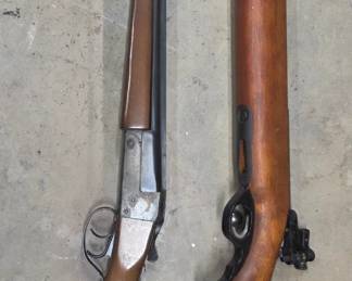 CMP .22, Stevenson double barrel .410 shotgun