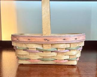 Longaberger 1997 Handwoven Basket