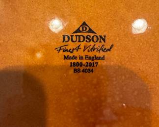Dudson Harvest Brown Walled Dinner Plates