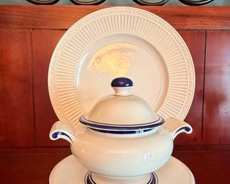 Villeroy & Boch "Louisenburg Blau" Porcelain Serving Set