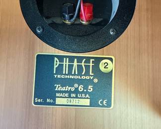 Phase Technology Teatro 6.5 Center Channel Speaker set of 3